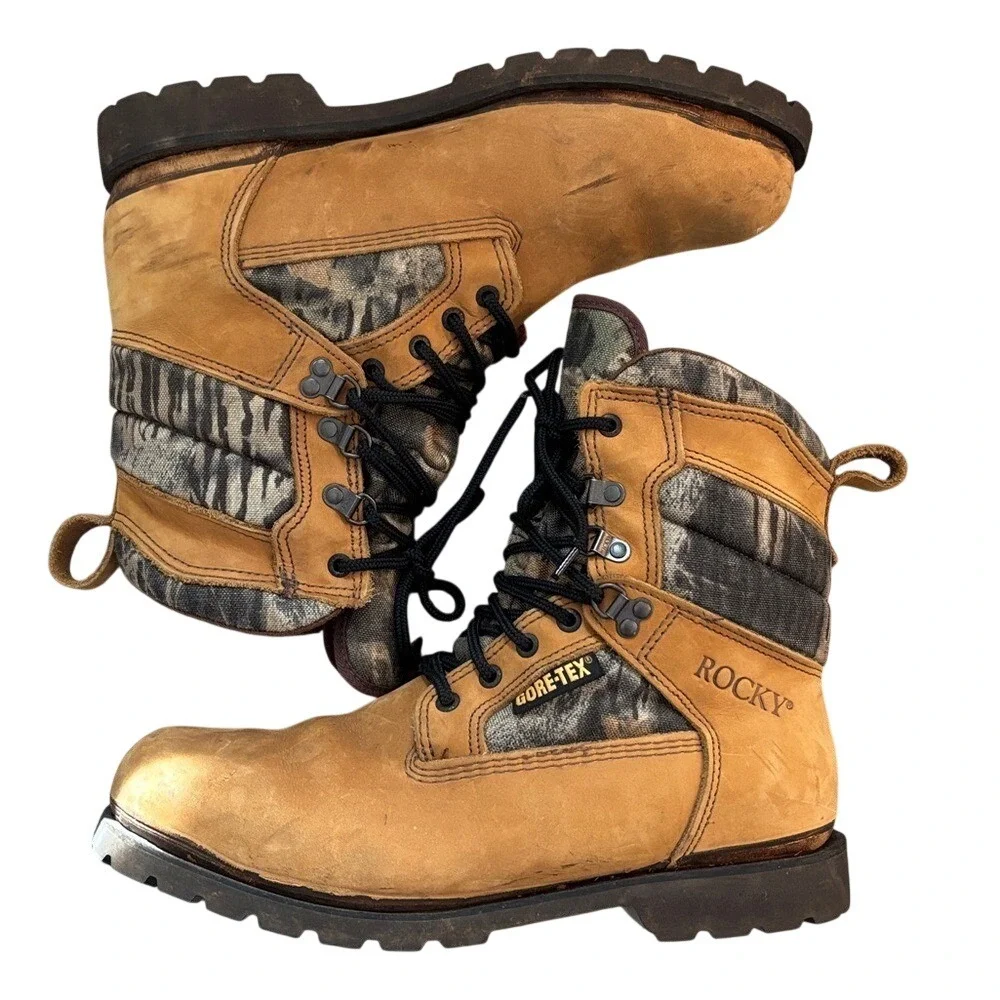 Rocky Arctic BearClaw GORE-TEX Waterproof Insulated Camo Lace Up‎ Boots Men's 11
